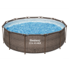 Bestway Бассейн STEEL PRO MAX Round Rotang 366×100 см, 9150Л, металлический каркас