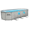 Bestway Бассейн STEEL PRO MAX Oval 549х274х122 см, 13430Л, металлический каркас