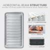 INTEX Pat gonflabil “Velur Comfort-Plush” 152х203х46 cm cu pompă încorporată 220V, până la 272 kg
