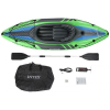INTEX Caiac gonflabil “Challenger K1” cu vâsle și pompă, 274x76x33 cm, până la 100 kg