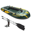 INTEX Barca gonflabilă “Seahawk 4” cu vâsle și pompă, 351x145x48 cm, până la 480 kg