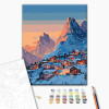 Pictură pe numere 40*50 cm (în cutie) – Dimineață înghețată.