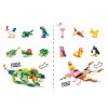 Set-surpriză de construcție ”Păsări și reptile”, în ou, de la 36 elem.