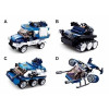CONSTRUCTOR POLICE 4 INTO 1, 4 modele, de la 105 pînă la 116 elem. CONSTRUCTOR POLICE 4 INTO 1, 4 modele, de la 105 pînă la 116 elem.