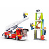 Set de construcție ”Mașină de pompieri cu scară”, 343 elem. Set de construcție ”Mașină de pompieri cu scară”, 343 elem.