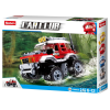 Set de construcție „SUV roșu”, 145 elem. Set de construcție „SUV roșu”, 145 elem.