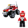 Set de construcție „SUV roșu”, 145 elem. Set de construcție „SUV roșu”, 145 elem.
