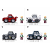 Set de construcție ”Automobil de curse”, 4 modele, de la 156 pînă la 177 elem. Set de construcție ”Automobil de curse”, 4 modele, de la 156 pînă la 177 elem.