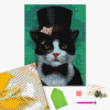 Mozaic cu diamante 40*50 сm (fără cutie) – Pisicuț gentleman, Lucia Heffernan Mozaic cu diamante 40*50 сm (fără cutie) – Pisicuț gentleman, Lucia Heffernan