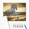 Pictură pe numere 40×50 cm (fără cutie) – Trapând pe coastă