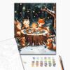 Pictură pe numere 40*50 cm (în cutie) – Ora ceaiului de iarnă. Pictură pe numere 40*50 cm (în cutie) – Ora ceaiului de iarnă.