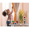 Constructor din lemn cu inserții transparente colorate din 16 elemente Constructor din lemn cu inserții transparente colorate din 16 elemente