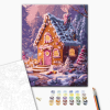 Pictură pe numere 40*50 cm (în cutie) –Iarnă dulce.