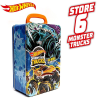 Hot Wheels Container pentru 6 mașinuțe din seria Monster Trucks Hot Wheels Container pentru 6 mașinuțe din seria Monster Trucks