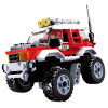 Set de construcție „SUV roșu”, 145 elem. Set de construcție „SUV roșu”, 145 elem.
