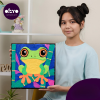 Tablou 3D pe numere din plastilină aerată Air Clay 29×29 cm – Broscuță