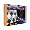 Объемная 3D картина из воздушного пластилина Air Clay 30×30 см — Монохромная гармония Объемная 3D картина из воздушного пластилина Air Clay 30×30 см — Монохромная гармония