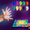 Tablou 3D pe numere din plastilină aerată Air Clay 29×29 cm – Broscuță