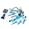 #01 Set de joacă pentru copii „Doctor”, masă cu accesorii pe roți #01 Set de joacă pentru copii „Doctor”, masă cu accesorii pe roți