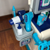 #01 Set de joacă pentru copii „Doctor”, masă cu accesorii pe roți #01 Set de joacă pentru copii „Doctor”, masă cu accesorii pe roți