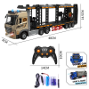 #01 Camion transportator auto cu telecomandă 1:24, cu efecte luminoase și sonore #01 Camion transportator auto cu telecomandă 1:24, cu efecte luminoase și sonore