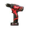 Set instrumente cu acumulatori Milwaukee M12 BPP2D-402B 4933441250 Set instrumente cu acumulatori Milwaukee M12 BPP2D-402B 4933441250