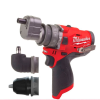 Mașină de găurit și înșurubat cu acumulatori Milwaukee M12 FPDXKIT-202X FUEL (4933464138) Mașină de găurit și înșurubat cu acumulatori Milwaukee M12 FPDXKIT-202X FUEL (4933464138)