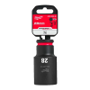 Cheie tubulară de impact prelungită Milwaukee ShW 28 mm, 1/2" (4932480346) Cheie tubulară de impact prelungită Milwaukee ShW 28 mm, 1/2