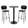 Scaun Bar Flamingo Black Scaun Bar Flamingo Black