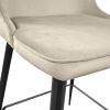 Барный Стул Clasic Small Beige HLR7+Black Legs