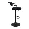 Барный стул SB-31 Бархат Black+Black Leg