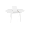 Masa Extensibila Mars White Top+White Leg 100(38)xH75