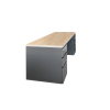 Masa Urban Double Box Incorporat 200×68 Sonoma/Antracite Masa Urban Double Box Incorporat 200×68 Sonoma/Antracite