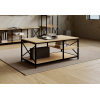 Masa Cafea Larson 100x30x80H Stejar/Black