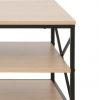 Masa Cafea Larson 100x30x80H Stejar/Black