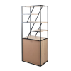 Стеллаж Agis Plus 60×40×160H Дуб/Black