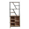 Стеллаж Agis Plus 60×40×160H Дуб/Black