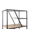 Стеллаж Agis Plus 60×40×160H Дуб/Black