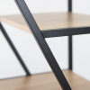Стеллаж Agis Plus 60×40×160H Дуб/Black