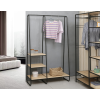 Cuier Hampton 101x40x170H Stejar/Black