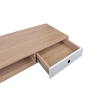 Masa Birou Hampton 100x48x76H Oak/Black Masa Birou Hampton 100x48x76H Oak/Black