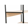 Raft Lanta L 63x41x176H Oak/Black Raft Lanta L 63x41x176H Oak/Black