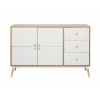 Dulap Marani 120x40x81H Oak/White