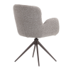 Scaun Rotativ Yannick MIH- D515 Grey (Royal Boucle Mushroom)