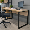 Masa Birou B-130 (130×68) Sonoma/Black Masa Birou B-130 (130×68) Sonoma/Black