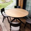 Раскладной стол NOVA Шпон Natural Wood+Black Legs 127/177/227xH75s Раскладной стол NOVA Шпон Natural Wood+Black Legs 127/177/227xH75s