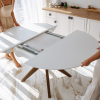 Раздвижной стол NOVA Furnir White Top+Italian Legs 127/177/227xH75 Раздвижной стол NOVA Furnir White Top+Italian Legs 127/177/227xH75