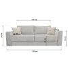 Canapea Extensibila Tomson Grey Canapea Extensibila Tomson Grey
