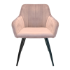 Scaun Iris Pudra+Black Legs Scaun Iris Pudra+Black Legs