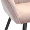 Scaun Iris Pudra+Black Legs Scaun Iris Pudra+Black Legs
